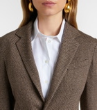 Ralph Lauren Collection Hailey wool, silk, and cashmere blazer