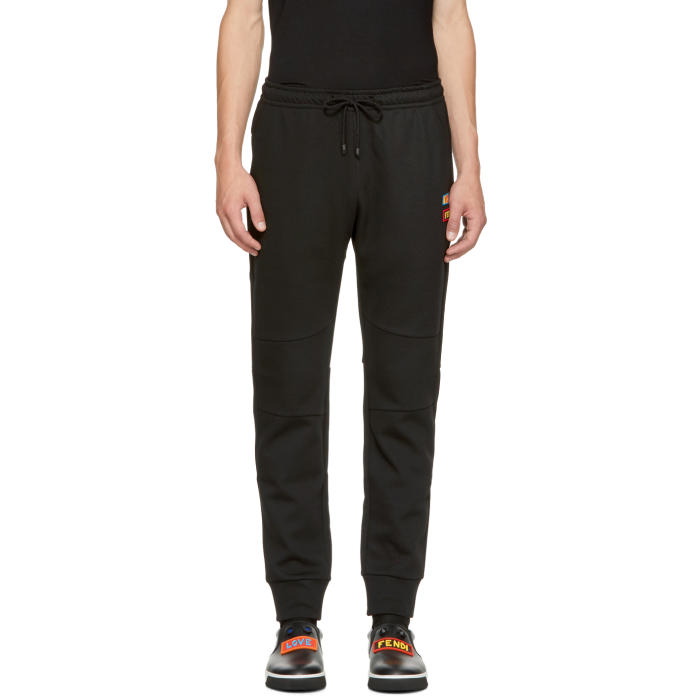 Photo: Fendi Black Fendi Vocabulary Lounge Pants