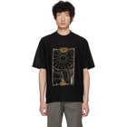 Prada Black Jacquard Jersey T-Shirt