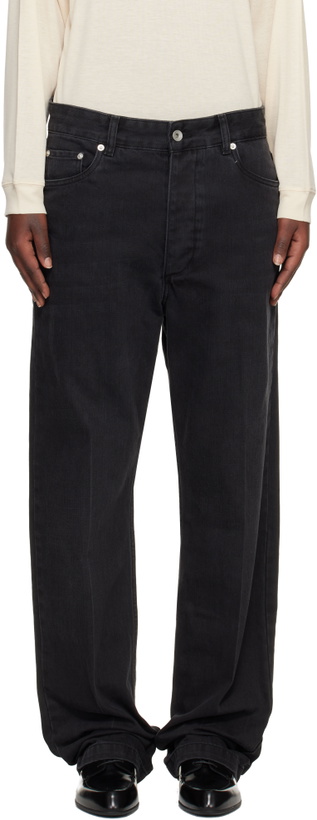 Photo: Studio Nicholson Black Barra Jeans