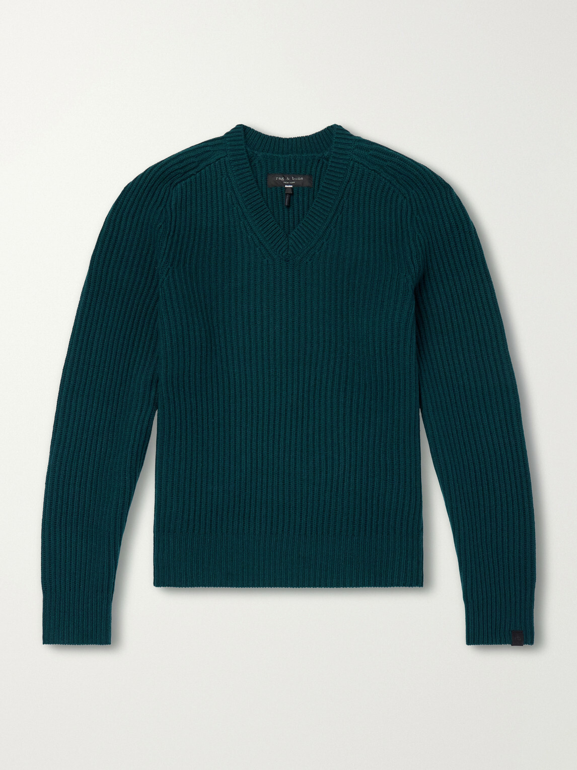 Rag & Bone - Ribbed Wool and Cashmere-Blend Sweater - Green