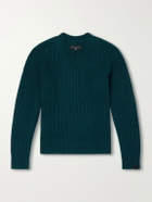 Rag & Bone - Ribbed Wool and Cashmere-Blend Sweater - Green