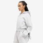Represent Women's Slim Fit Zip Sweatshirt in Grey Marl