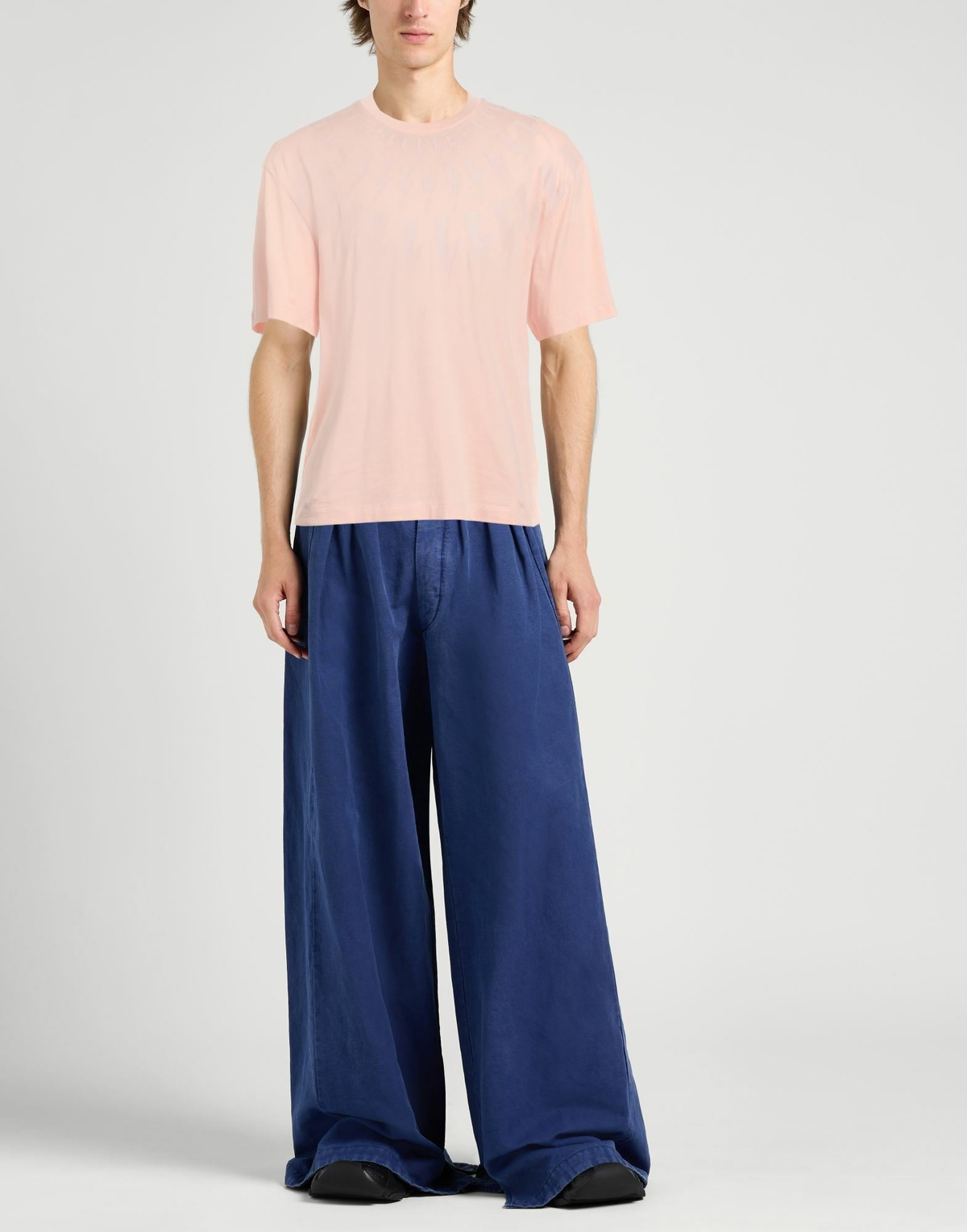 Neil Barrett Mens T-shirt Light in Pink