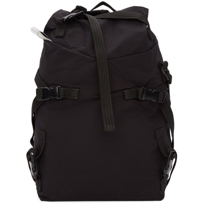 The Viridi-anne Black Multiple Strap Backpack The Viridi-anne