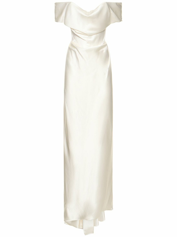 Photo: VIVIENNE WESTWOOD Nova Cocotte Heavy Silk Satin Long Dress