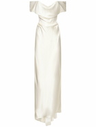 VIVIENNE WESTWOOD Nova Cocotte Heavy Silk Satin Long Dress