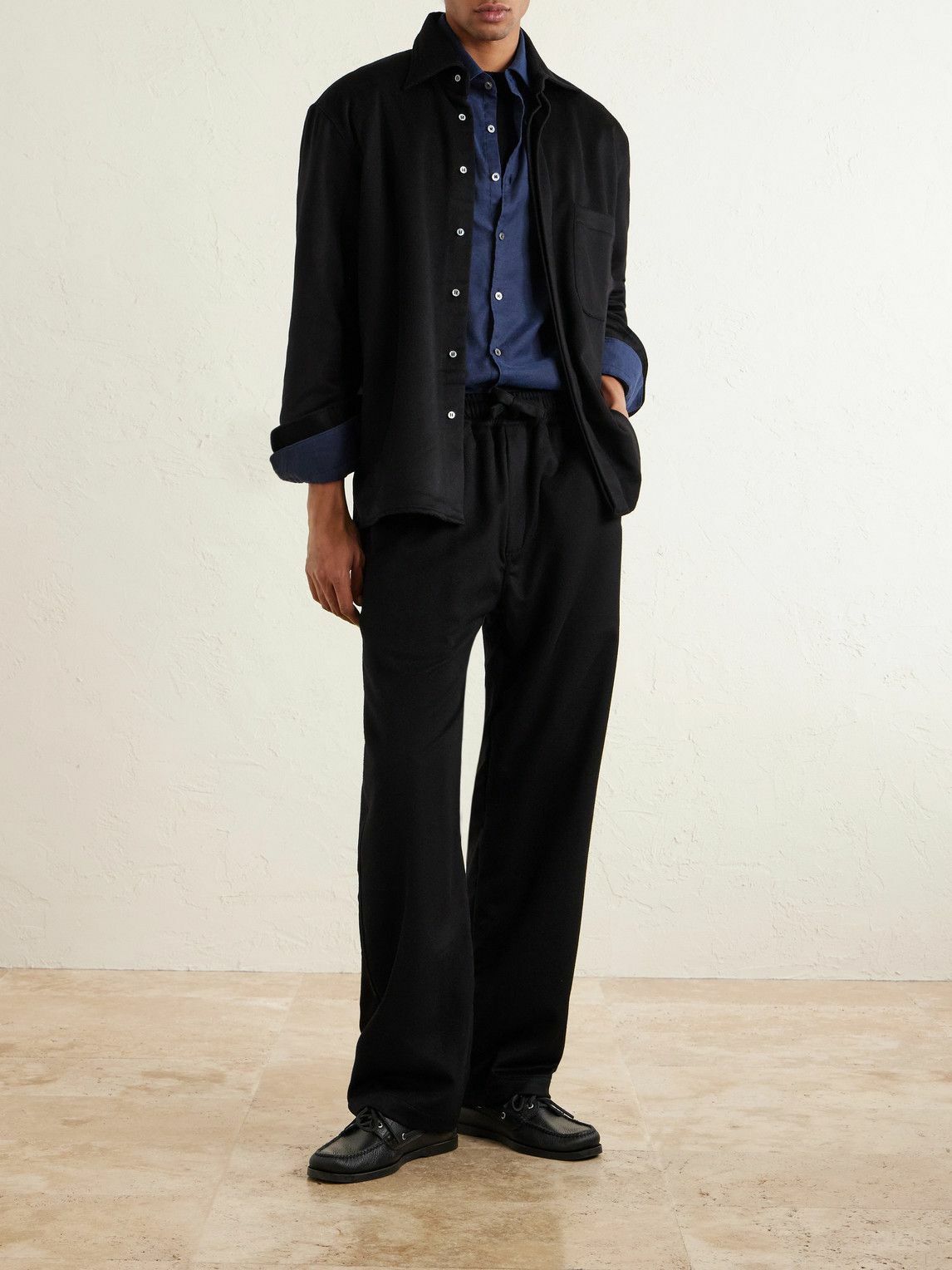 Saman Amel - Cashmere Shirt Jacket - Black