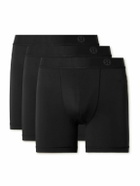 Lululemon - Always in Motion Three-Pack Stretch-Modal Jersey Boxer Briefs - Black