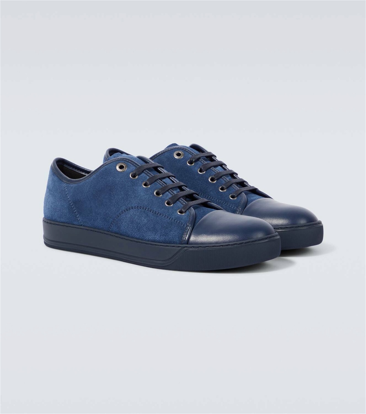 Lanvin DBB1 leather and suede sneakers Lanvin