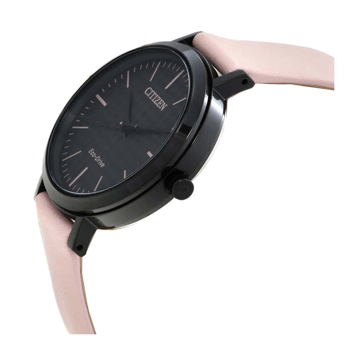 Citizen Eco-Drive Checkered Black Dial Ladies Watch EM0765-01E