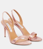 Aquazzura So Nude 85 leather sandals