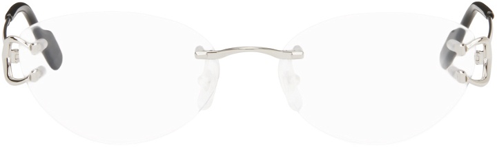 Photo: Cartier Silver Oval Glasses