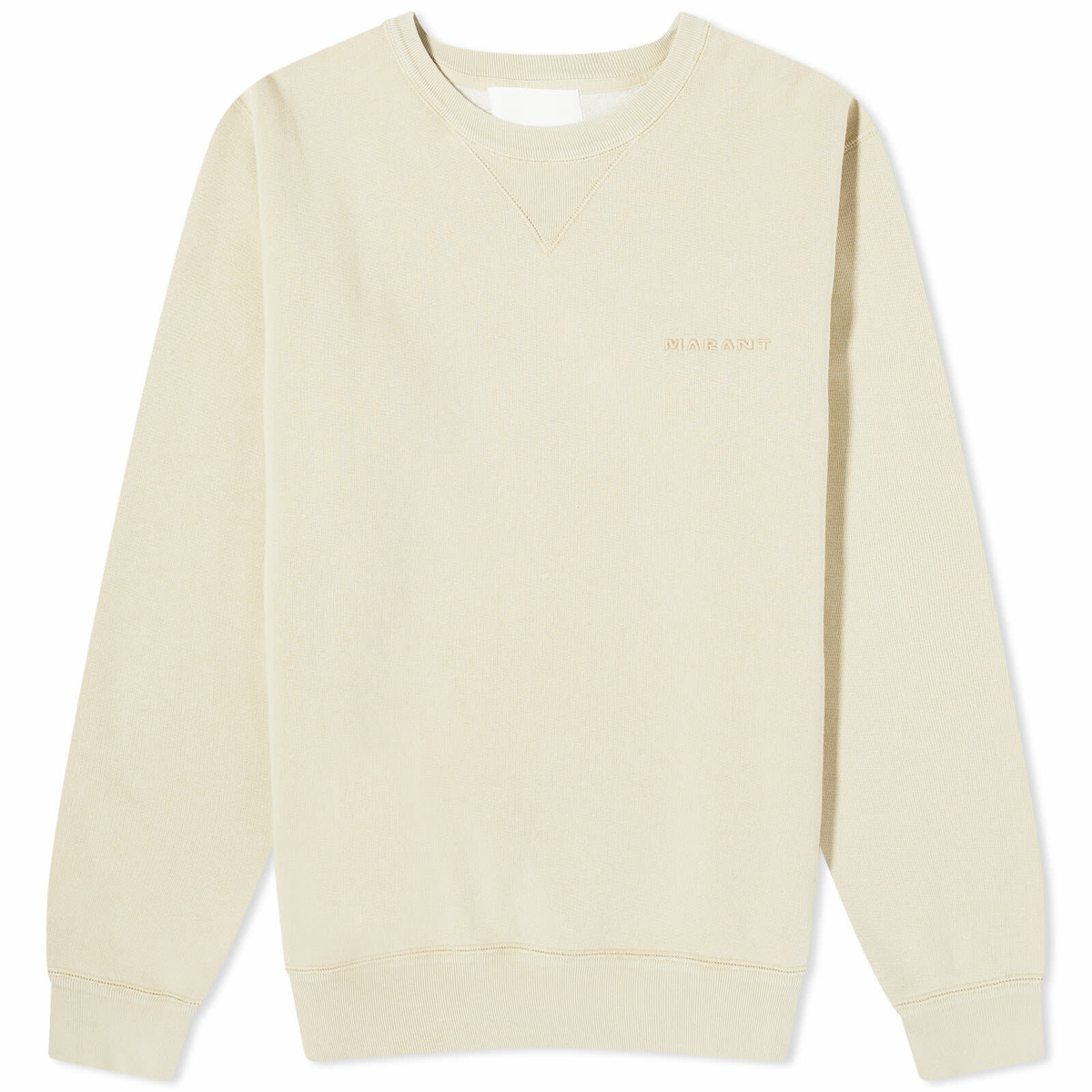 Isabel Marant Men's Mikis Crew Sweat in Ecru Isabel Marant