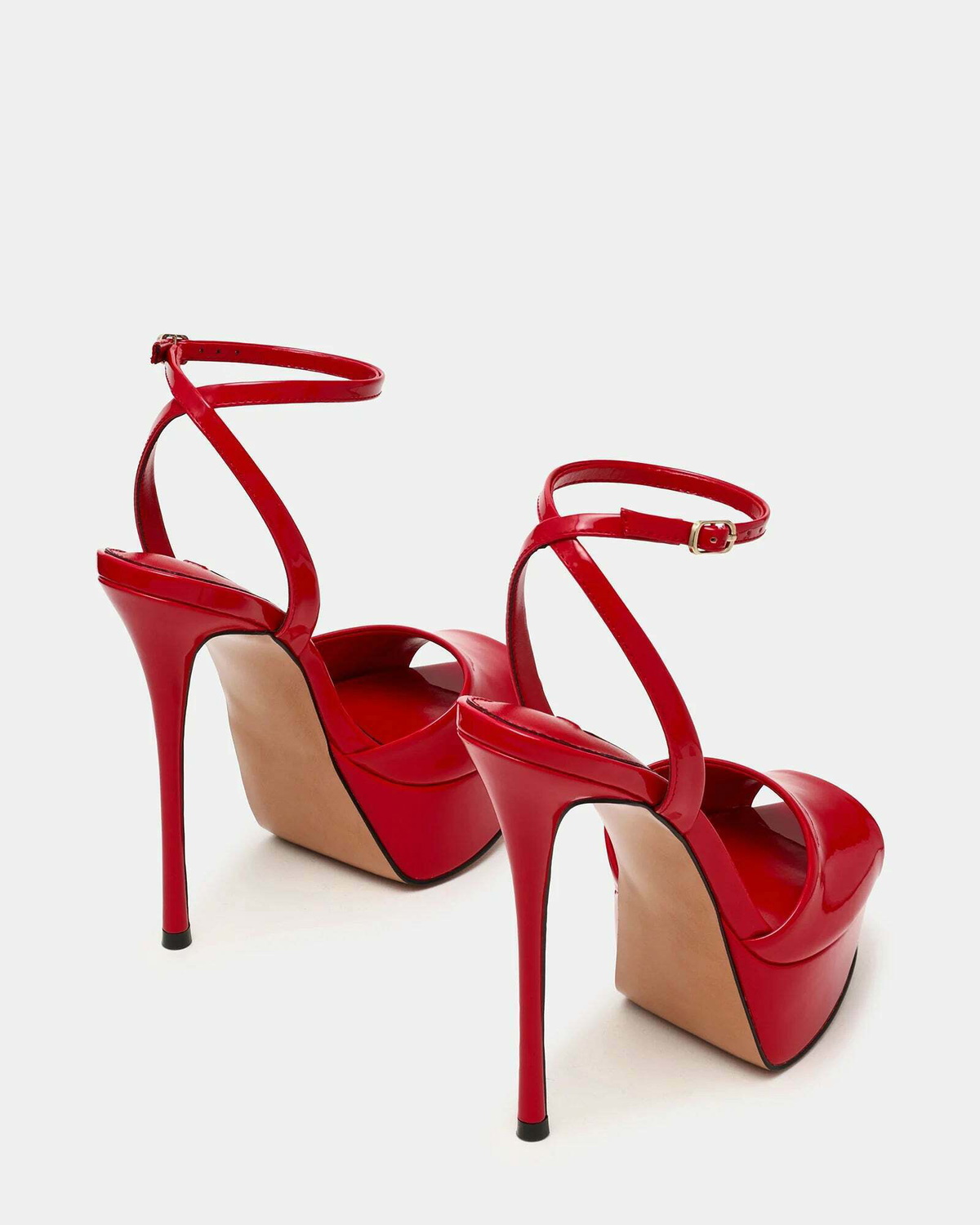 Steve Madden Jezzica Heels in Red Patent