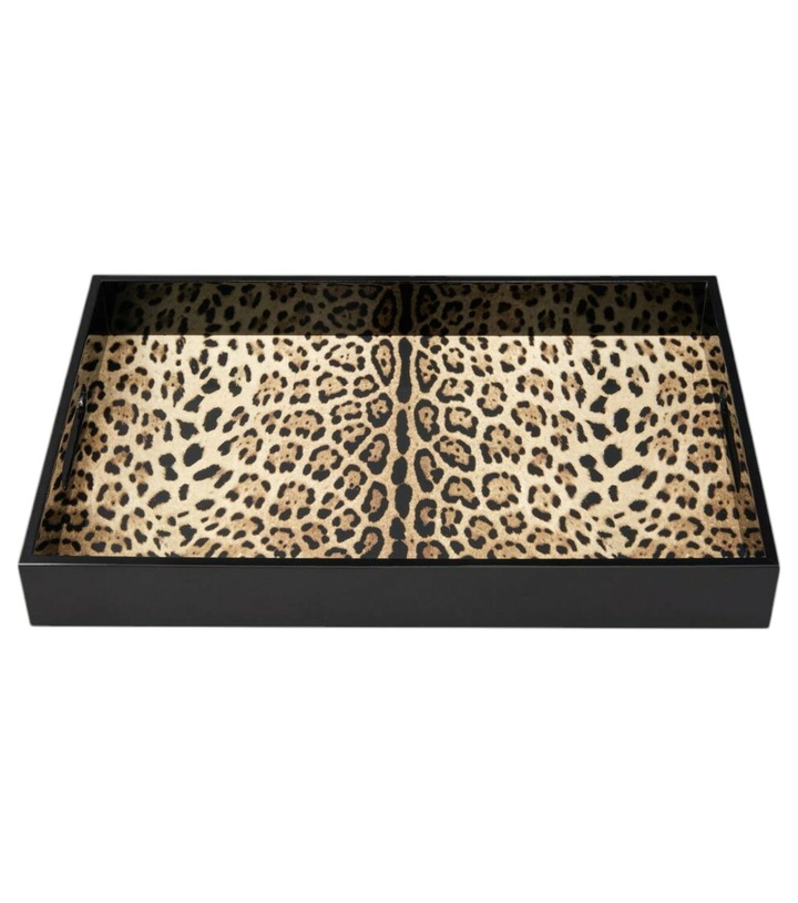 Photo: Dolce&Gabbana Casa Leopardo wooden tray
