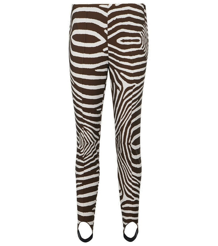 Photo: Bogner Elaine zebra-print stirrup ski pants