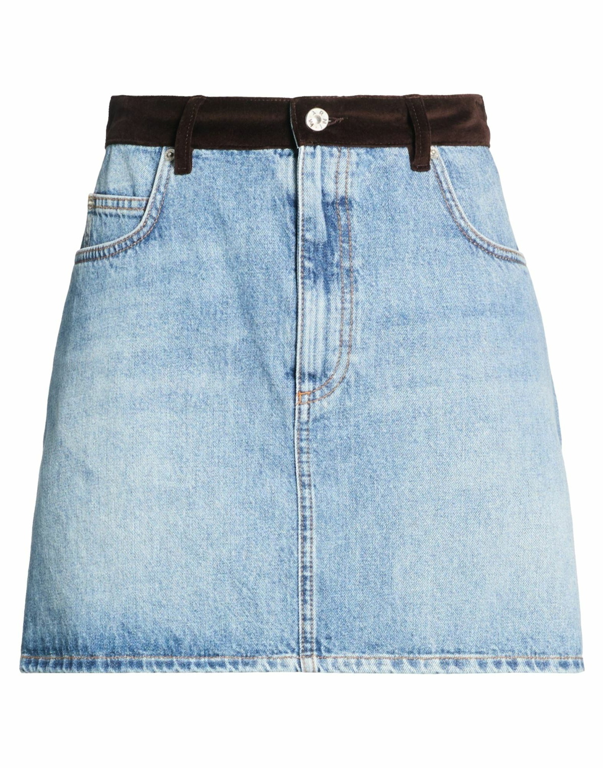 Marni Womens Denim skirt in Blue