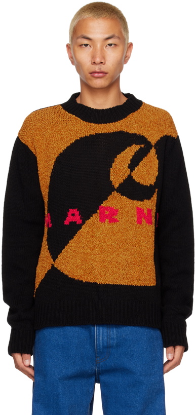 Photo: Marni Black Carhartt WIP Edition Graphic Sweater