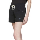 Champion Reverse Weave Black Nylon Shorts