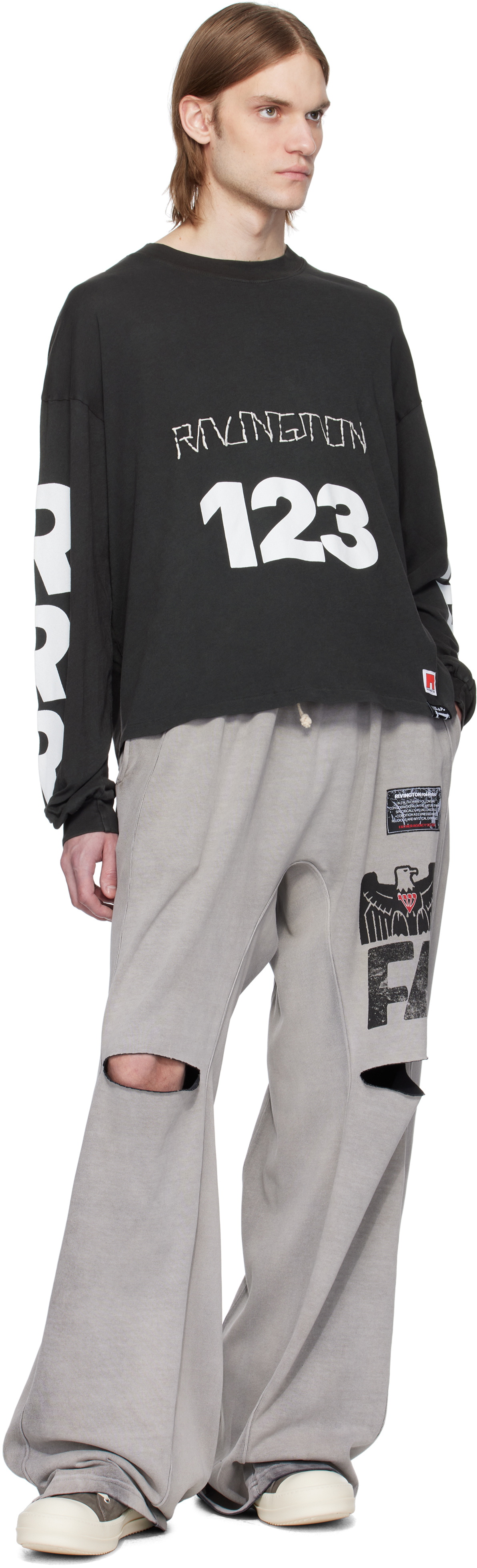 Rivington Roi Rebis Gray Flag Faster Flight Sweatpants
