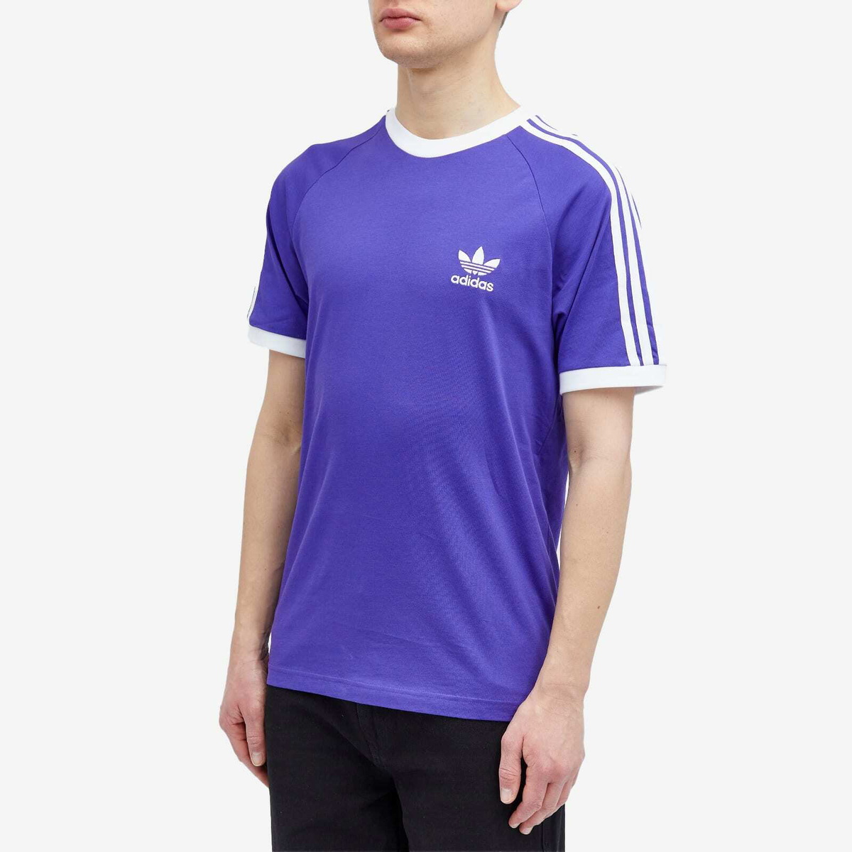 Adidas Men's 3-Stripe T-shirt in Energy Ink adidas Adidas Men's 3-Stripe T-shirt in Energy Ink adidas