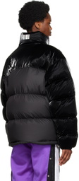 VTMNTS Black Color Block Down Jacket