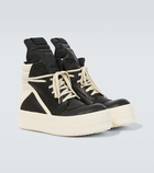 Rick Owens Leather high-top platform sneakers