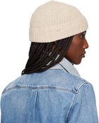 Marni Beige Wool Beanie