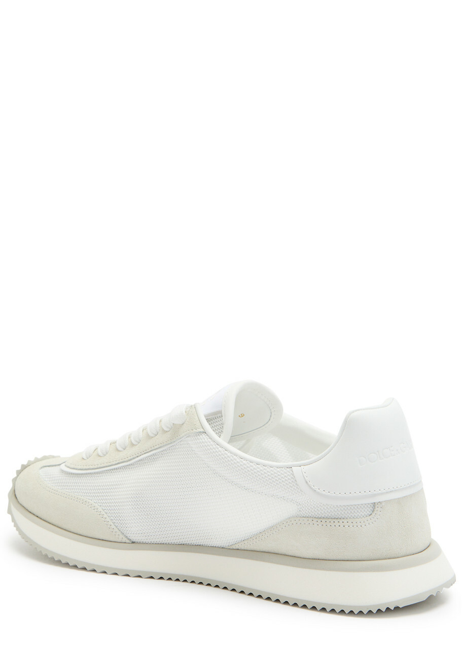 Dolce & Gabbana Runner Panelled Mesh Sneakers White