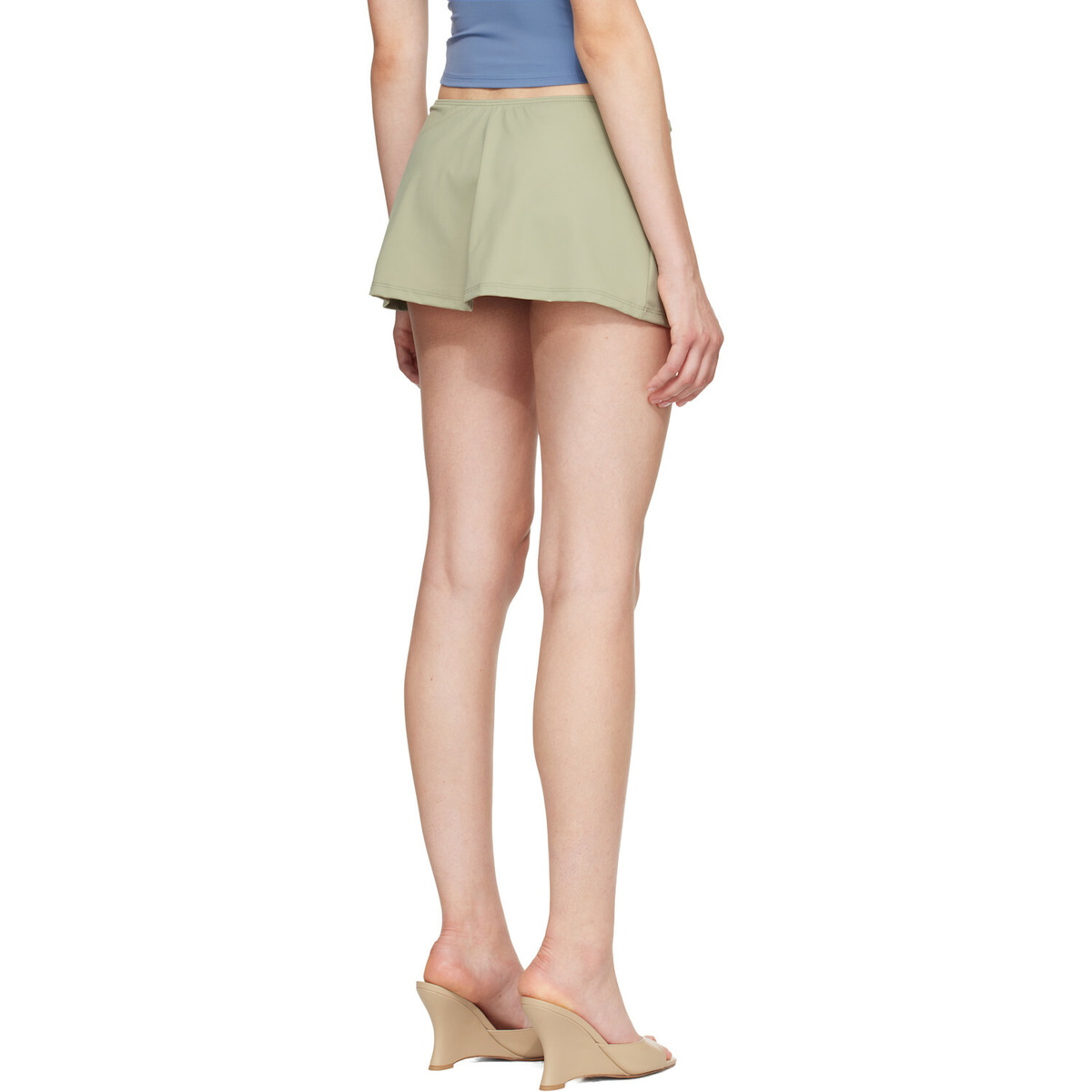 Fruity Booty Khaki Reef Swim Bloomer Miniskirt