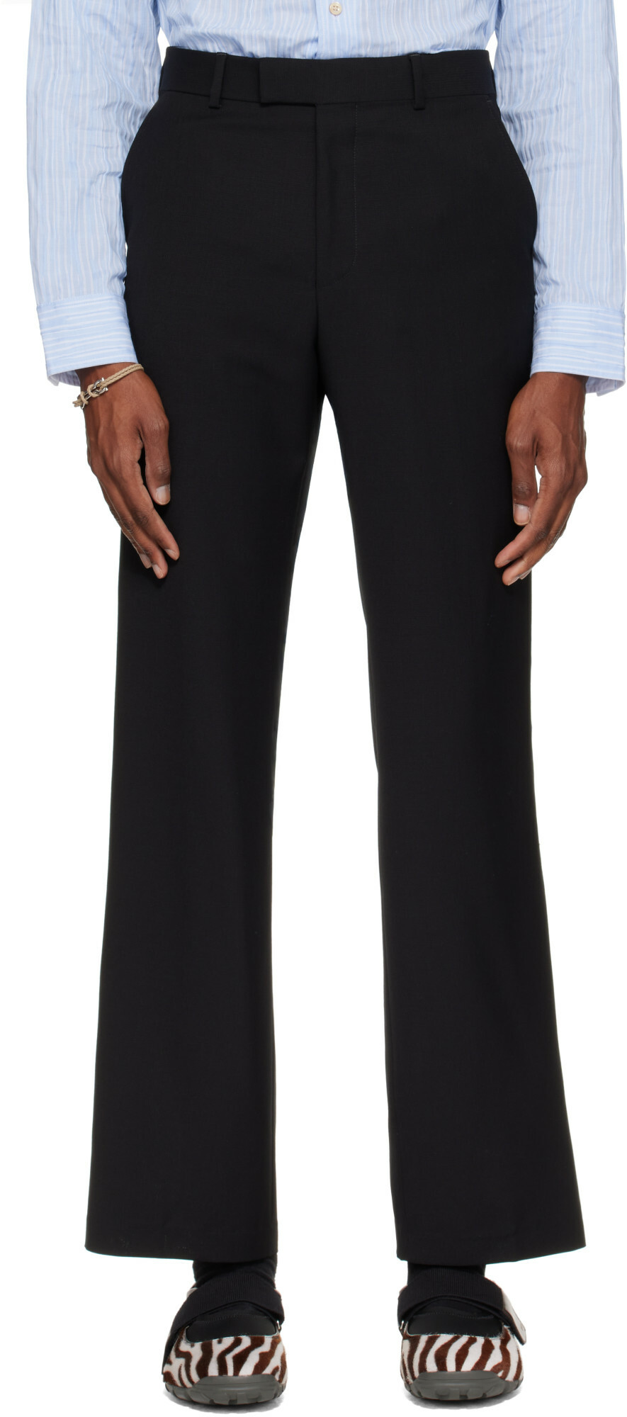 Wales Bonner Black Alto Trousers