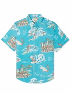 Reyn Spooner - Waveriders Button-Down Collar Printed Spooner Kloth Shirt - Blue