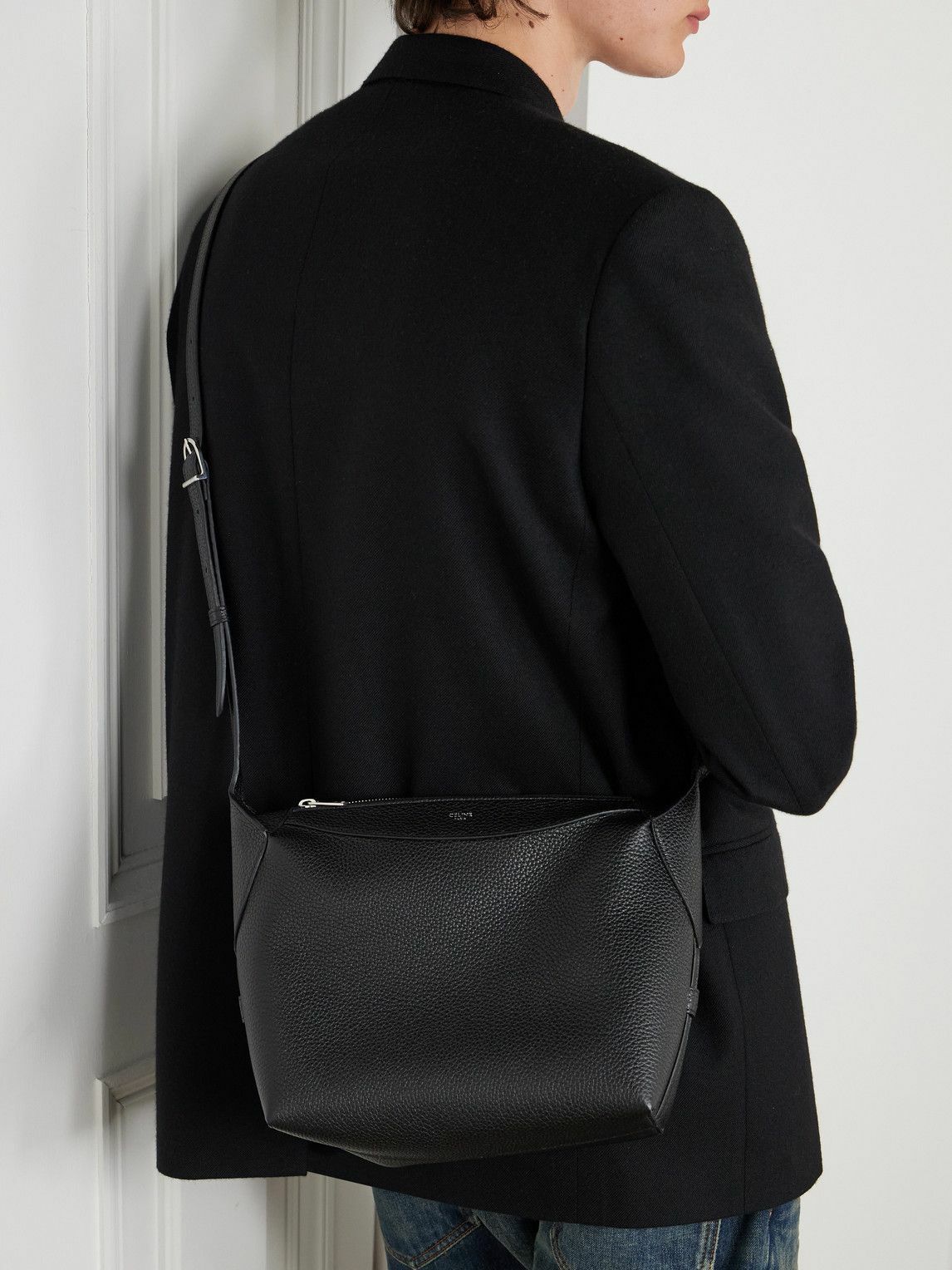 CELINE - Full-Grain Leather Messenger Bag