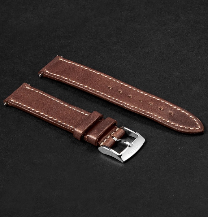 Photo: Weiss - Leather Watch Strap - Brown