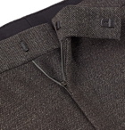 RICHARD JAMES - Slim-Fit Wool Trousers - Brown