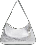 Givenchy Silver Small Lucky Lock Bag