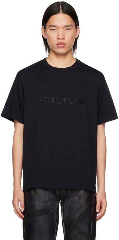 Photo: Helmut Lang Black Embroidered T-Shirt