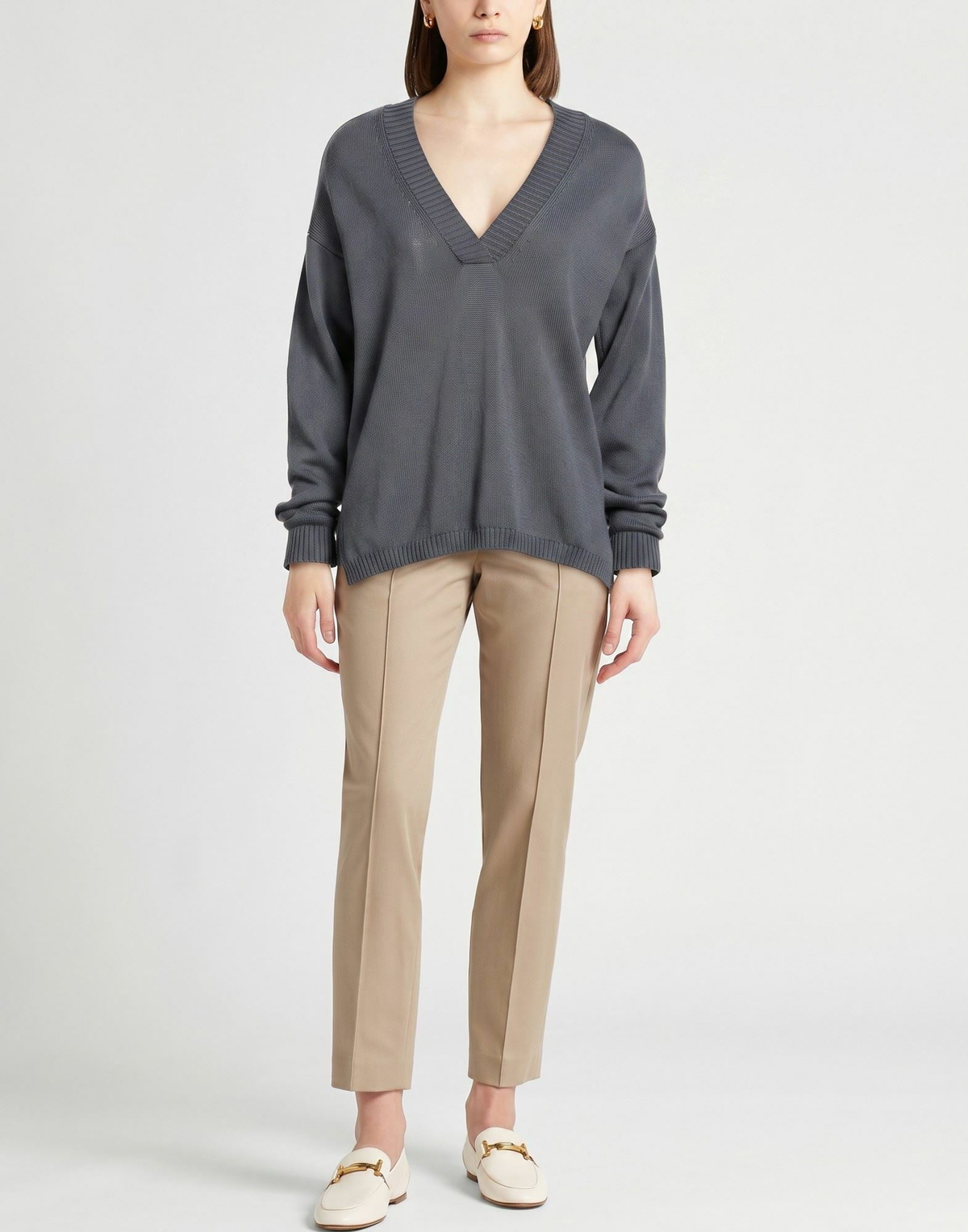Crossley Womens Sweater in Grey
