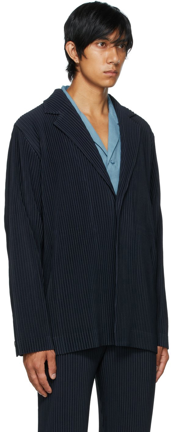 Homme Plissé Issey Miyake Navy Basics Blazer Homme Plisse Issey Miyake