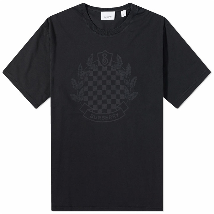 Photo: Burberry Men's Ewell Crest Logo T-Shirt in Black