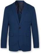 ORLEBAR BROWN - Edgar Stretch Cotton and Silk-Blend Blazer - Blue