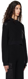 REMAIN Birger Christensen Black Cropped Sweater