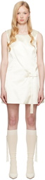 Sandy Liang SSENSE Exclusive Bridal Capsule Olga Minidress