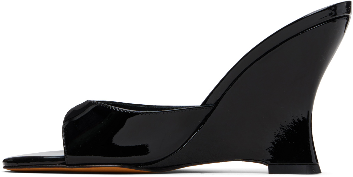 Maryam Nassir Zadeh Black Lido Wedge Heeled Sandals