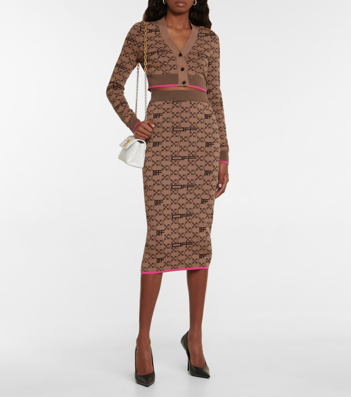 Felice Ribbed Cardigan - Off White main image 1