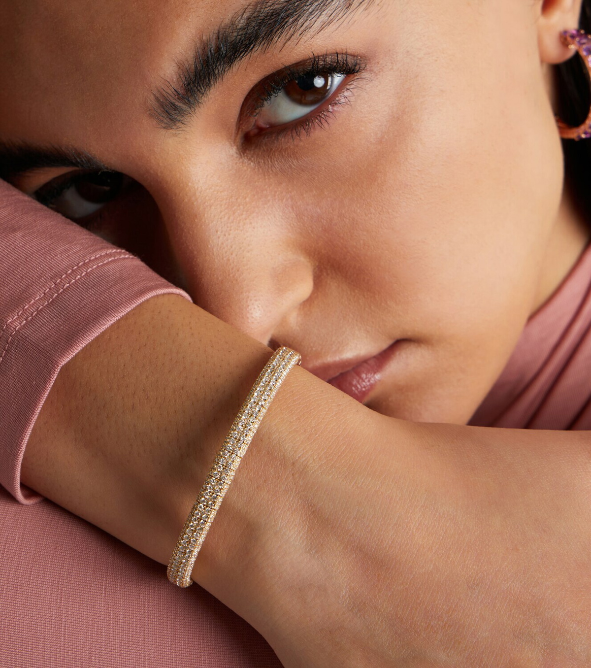 Shay Jewelry 18kt gold bracelet with diamonds