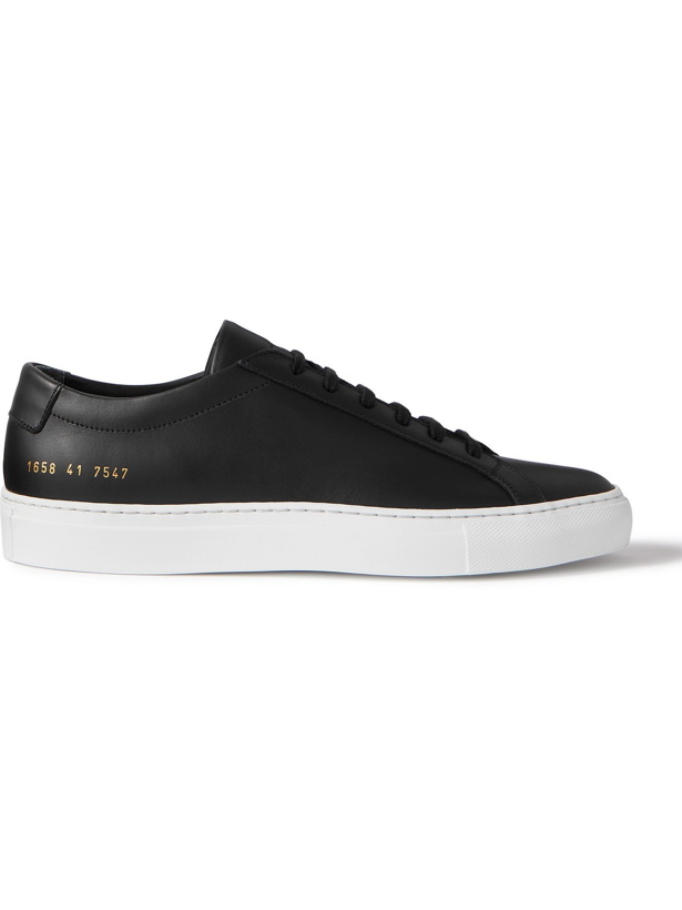 Photo: COMMON PROJECTS - Original Achilles Leather Sneakers - Black