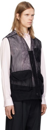 Simone Rocha Black Multi Pocket Utility Vest