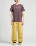 Off-white Mens T-shirt Plum